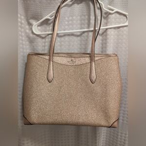 Kate Spade Shimmering Rose Gold Tote